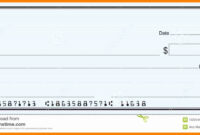 013 Free Printable Checks Template Of Editable Blank Check With Regard with regard to Awesome Blank Check Templates For Microsoft Word