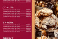 10+ Bakery Menu Psd Template Free - Apparel Dream Inc pertaining to Sample Menu Design Templates