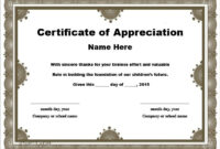 11 Free Appreciation Certificate Templates - Word Templates For Free intended for Professional Certificate Templates For Word Free Downloads