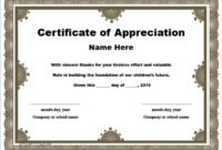 11 Free Appreciation Certificate Templates - Word Templates For Free throughout Awesome Template For Certificate Of Appreciation In Microsoft Word
