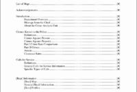 11 Table Of Contents Template For Report - Sampletemplatess pertaining to Blank Table Of Contents Template