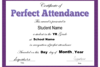 2021 Certificate Of Attendance - Fillable, Printable Pdf &amp;amp; Forms | Handypdf intended for Perfect Attendance Certificate Free Template