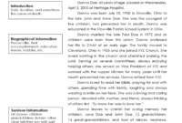 2021 Funeral Template – Fillable, Printable Pdf & Forms | Handypdf within Fill In The Blank Obituary Template