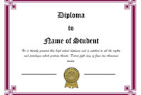 22+ Free School Degree Certificate Templates - Word Templates For Free throughout Certificate Templates For Word Free Downloads