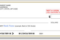 27+ Blank Check Template Free Download with Fresh Fun Blank Cheque Template