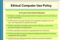 3+ Computer Use Policy Examples In Pdf | Ms Word | Pages | Google Docs with regard to Professional Social Responsibility Policy Template