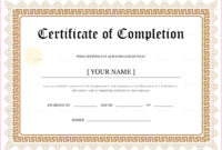 3 Practical Completion Certificates Templates 32353 | Fabtemplatez within Completion Certificate Editable