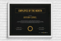 30+ Best Free Certificate Templates In Google Docs And Word throughout Employee Of The Month Certificate Template Word