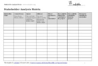30 Perfect Stakeholder Analysis Templates (Excel/Word) - Templatearchive in Professional Project Management Stakeholder Register Template