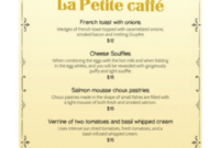 32+ Free Printable Menu Designs & Templates – Psd, Ai, Doc, Indesign inside French Cafe Menu Template