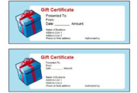 41 Free Gift Certificate Templates In Ms Word And In Pdf Format with Professional Microsoft Gift Certificate Template Free Word