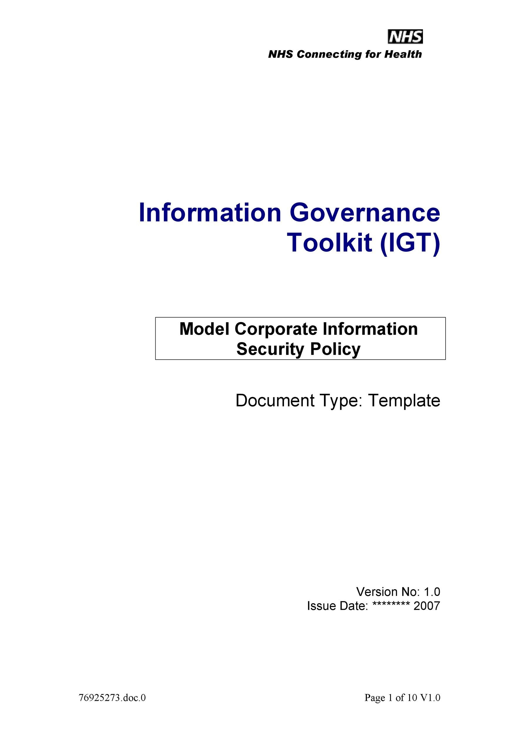 42 Information Security Policy Templates [Cyber Security] ᐅ Templatelab with Cyber Security Policy Template