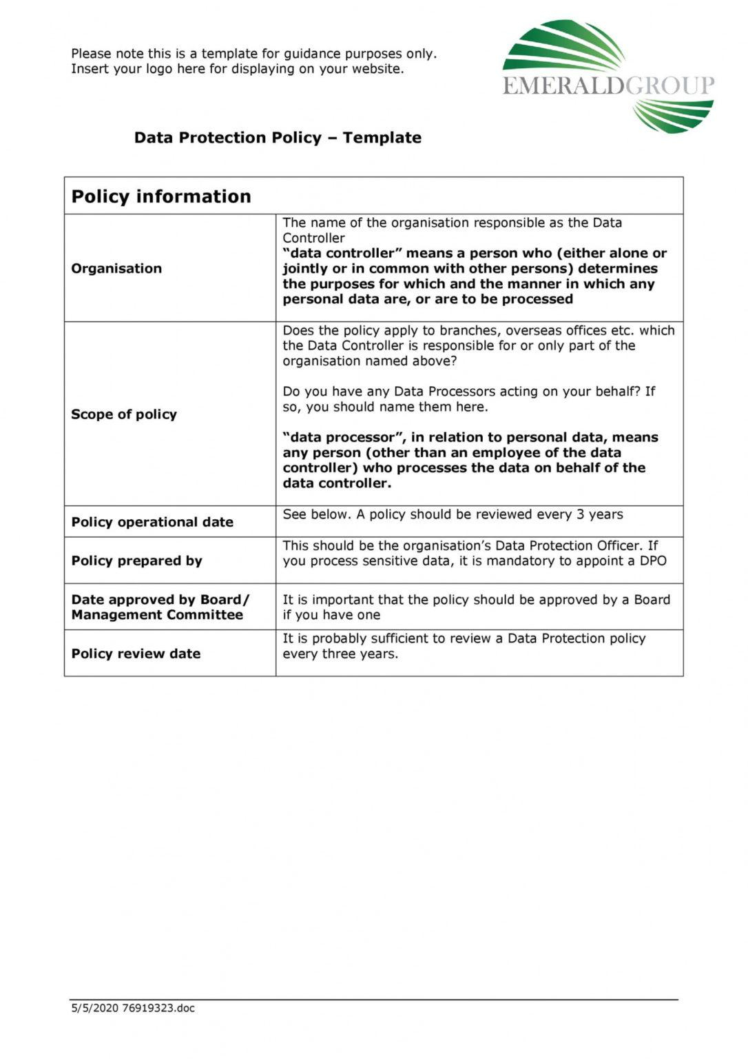 42 Information Security Policy Templates Cyber Security Employee within Cyber Security Policy Template