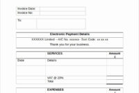50 Sample Of Invoice For Payment | Ufreeonline Template regarding Honor Roll Certificate Template  7 Ideas