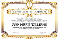 8.5X11 Baptism Certificate Template Edit In Microsoft Word | Etsy within Downloadable Certificate Templates For Microsoft Word