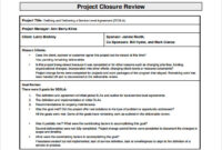 9 Project Closure Templates To Download For Free | Sample Templates within Document Management Proposal Template
