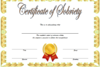 9 Sobriety Certificate Template Ideas | Certificate Intended For with regard to Sobriety Certificate Template 10 Fresh Ideas