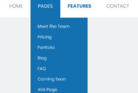About Template pertaining to Professional Template With Drop Down Menu