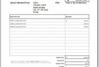 Advance Payment Invoice For Ms Excel Template | Excel Templates with Awesome Purchase Order Policy Template