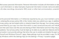 App Privacy Policy Template – Privacy Policy Generator with regard to New App Privacy Policy Template