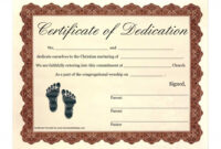 Baby Dedication Certificate Template ~ Addictionary with regard to Baby Dedication Certificate Template