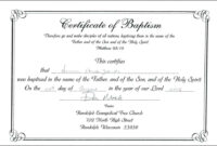 Baptism Certificate Template Word - Heartwork Within Baptism pertaining to Baptism Certificate Template Word
