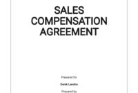 Basic Compensation Agreement Template In Google Docs, Word | Template regarding Compensation Policy Template