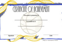 Basketball Achievement Certificate Template 5 | Paddle Certificate intended for Basketball Tournament Certificate Template