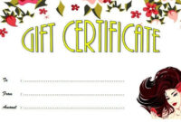 Beauty Salon Gift Certificate 7 | Paddle Certificate with regard to Beauty Salon Gift Certificate