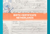 Birth Certificate Translation Template Netherlands At $15 (Best Offer) in Birth Certificate Translation Template