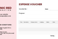Blank Cash Voucher Template - Word (Doc) | Psd | Apple (Mac) Pages inside Restaurant Cash Handling Policy Template