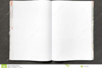 Blank Magazine Stock Photo. Image Of Newspaper, Gray - 17347008 throughout Blank Magazine Spread Template