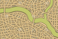 Blank Street Map Stock Vector. Illustration Of Municipal - 18192509 regarding Professional Blank Road Map Template