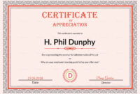 Certificate Of Appreciation Design Template In Psd, Word regarding Certificate Of Appreciation Template Doc