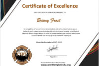 Certificate Of Excellence Templates - Word Templates regarding Stunning Certificate Of Excellence Template Word