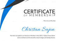 Certificate Of Honorary Achievement Design Template In Psd, Word regarding Stunning Word Template Certificate Of Achievement
