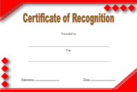 Certificate Of Recognition Template Word Free (10+ Concepts) within Awesome Template For Certificate Of Appreciation In Microsoft Word