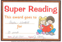 Certificate Templates: Accelerated Reading Certificate Templates inside Accelerated Reader Certificate Templates