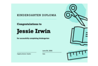 Certificates - Office pertaining to 10 Kindergarten Diploma Certificate Templates