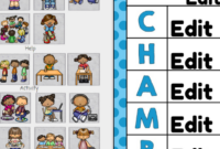Champs Behavior Management – Editable Notebook Version (Pbis) | Champs pertaining to Champs Classroom Management And Discipline Plan Template