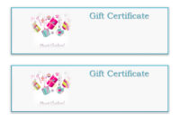 Christmas Gift Certificate Templates inside Stunning Donation Certificate Template