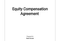 Compensation Agreement Template [Free Pdf] – Google Docs, Word, Apple for Compensation Policy Template