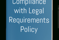 Compliance With Legal Requirements Policy | It Procedure Template pertaining to Social Responsibility Policy Template