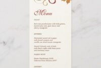 Create Your Own Flat Menu | Zazzle | Wedding Dinner Menu, Wedding throughout Design Your Own Menu Template