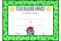 Accelerated Reader Certificate Template