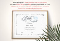 Amazing Editable Birth Certificate Template