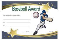 Editable Baseball Award Certificates [9+ Sporty Designs Free] for Mvp Certificate Template