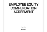 Employee Compensation Agreement Template In Google Docs, Word throughout Top Compensation Policy Template
