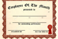 Employee Of The Month Certificate This Is Charlietrotter Pertaining To with regard to Employee Certificate Template  10 Best Designs