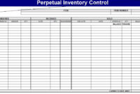 Excel Inventory Tracking — Db-Excel within Records Management Plan Template